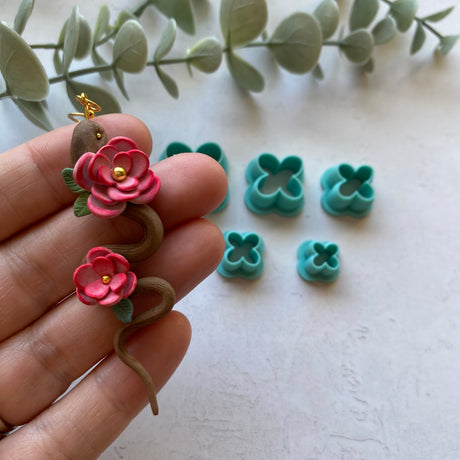 4 Petal Flower Stacks Cutter Set