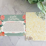 Gold Foil Christmas Flora - Waterslide Transfer Decal