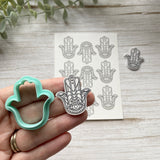 Hamsa Hand and Matching Cutter Set - Water Soluble Transfer