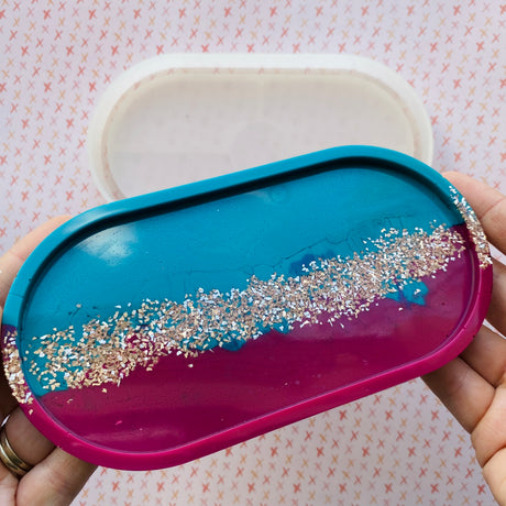 Oval Trinket Tray Resin Mould
