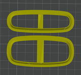 Classic Hair Clip Barette Cutter Set STL - digital download