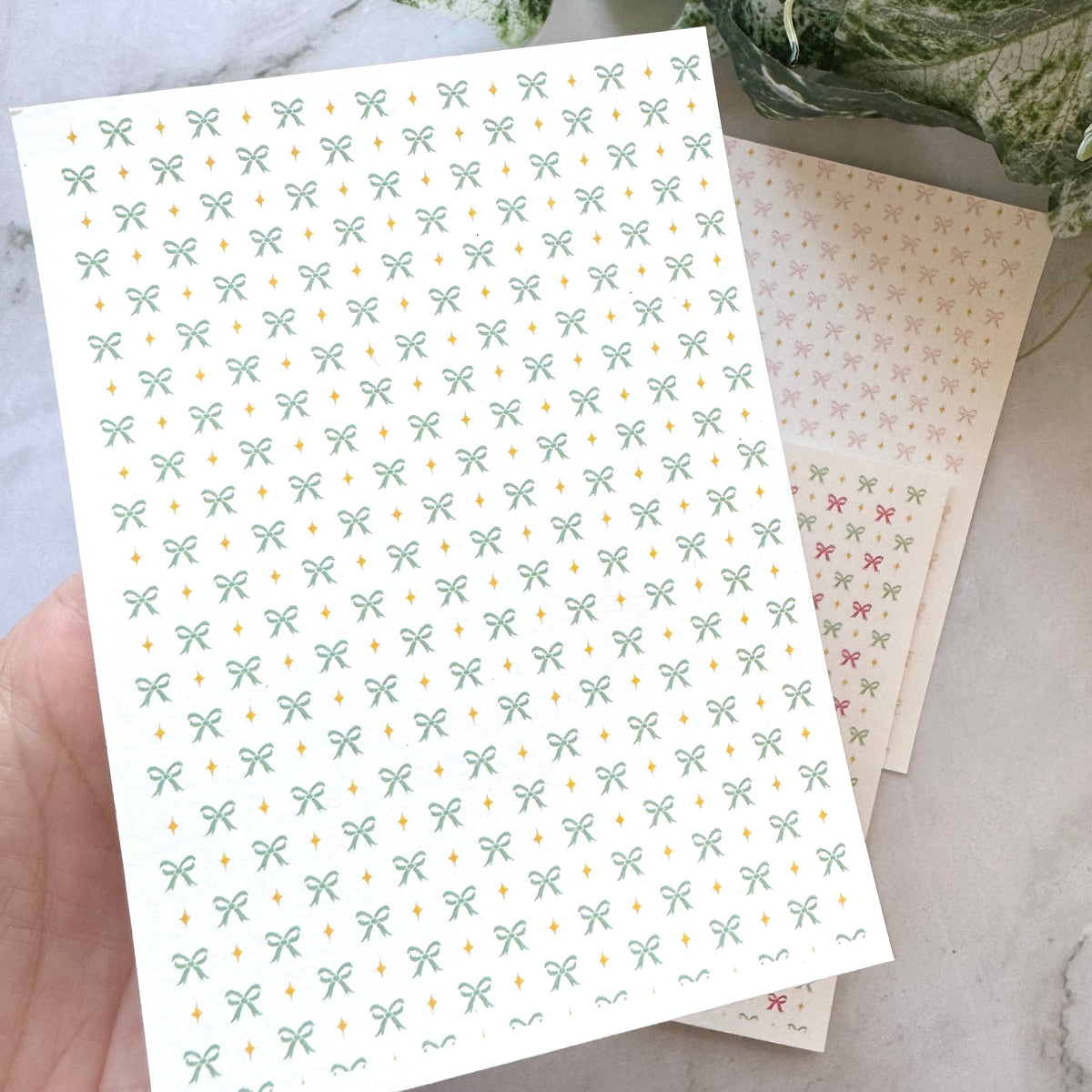 Ribbon Bows - Water Soluble Transfer