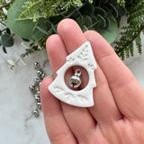 Mini Jingle Bell Charms - Stainless Steel - 50 pack