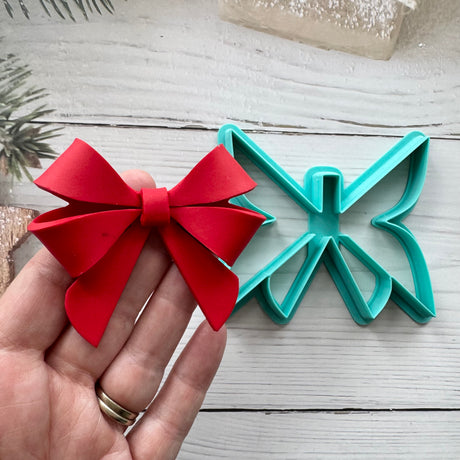 3D Scissor Double Bow Decoration Cutter
