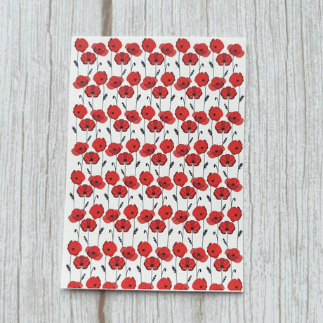 Field of Poppies - Water Soluble Transfer