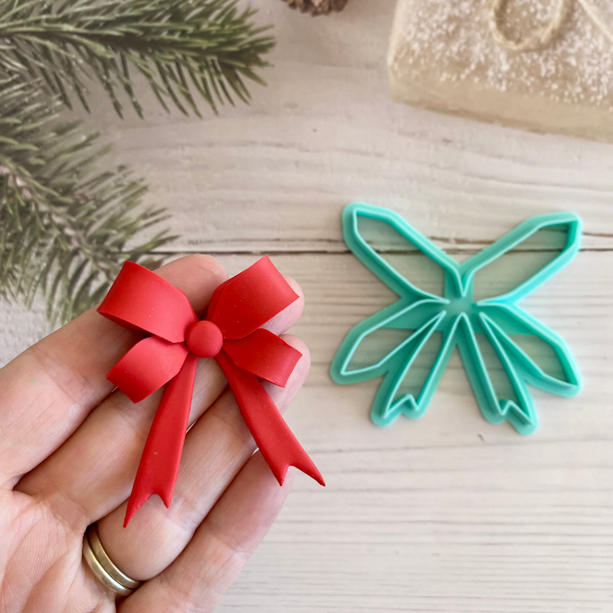 3D Double Bow Decoration Cutter