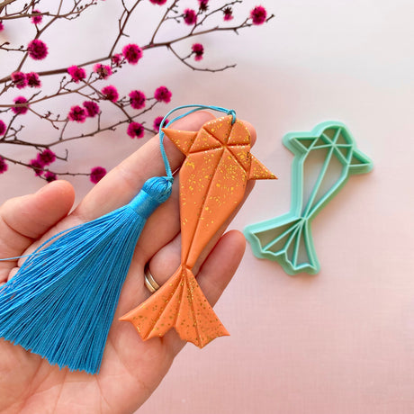 Origami Koi Bookmark Cutter