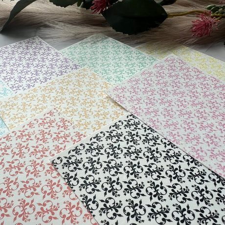 Victorian Fleur - Water Soluble Transfer