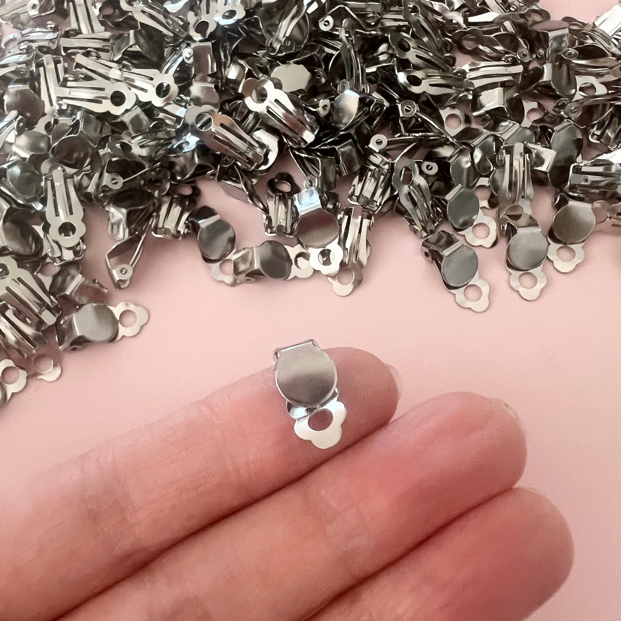 8mm Clip-On Earrings - 304 Stainless Steel
