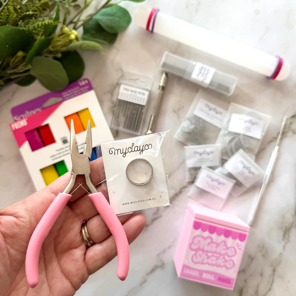 Make Shake Starter Tool & Accessories Set (for polymer clay)