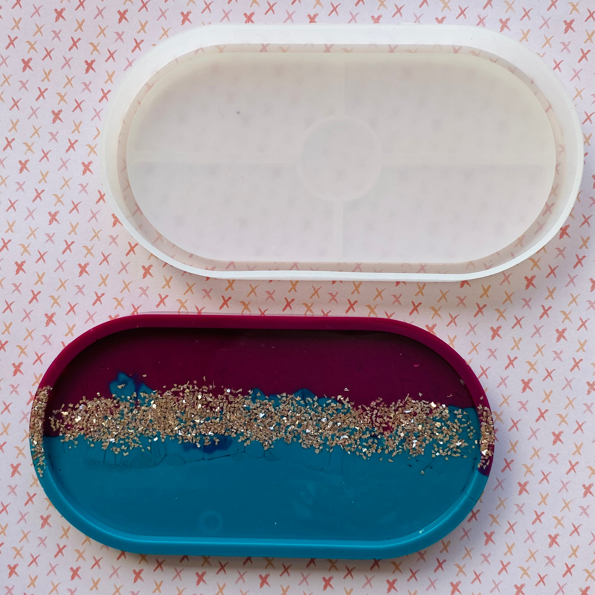 Oval Trinket Tray Resin Mould