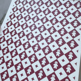 Gingerbread Boy Tiles - Water Soluble Transfer