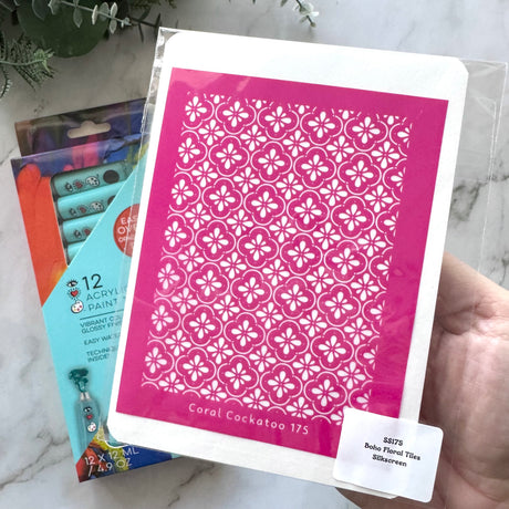 Silk Screen Starter Bundle (for Polymer Clay)