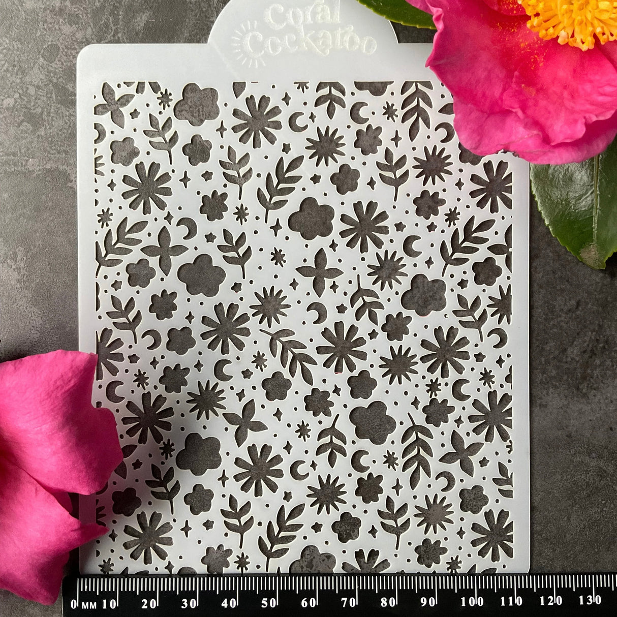 Celestial Blooms Stencil (ST031)