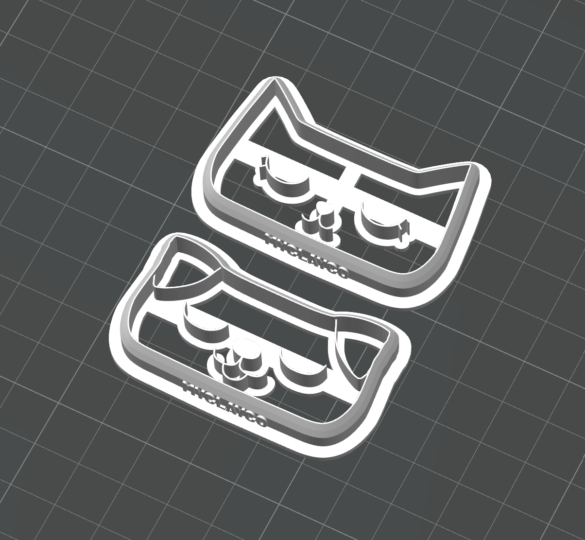 Cat + Dog Kids Barette Cutter Set STL - digital download
