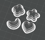 Charm Cutter Set STL - digital download