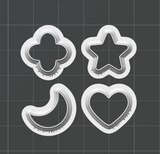 Charm Cutter Set STL - digital download