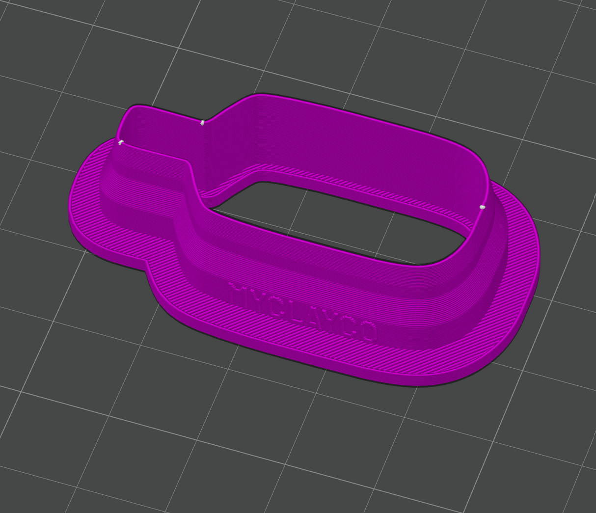 Rectangular Cheese Paddle 40mm Cutter STL - digital download