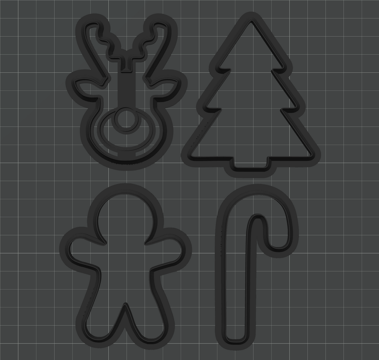 Christmas Decoration Essentials Set STL - digital download