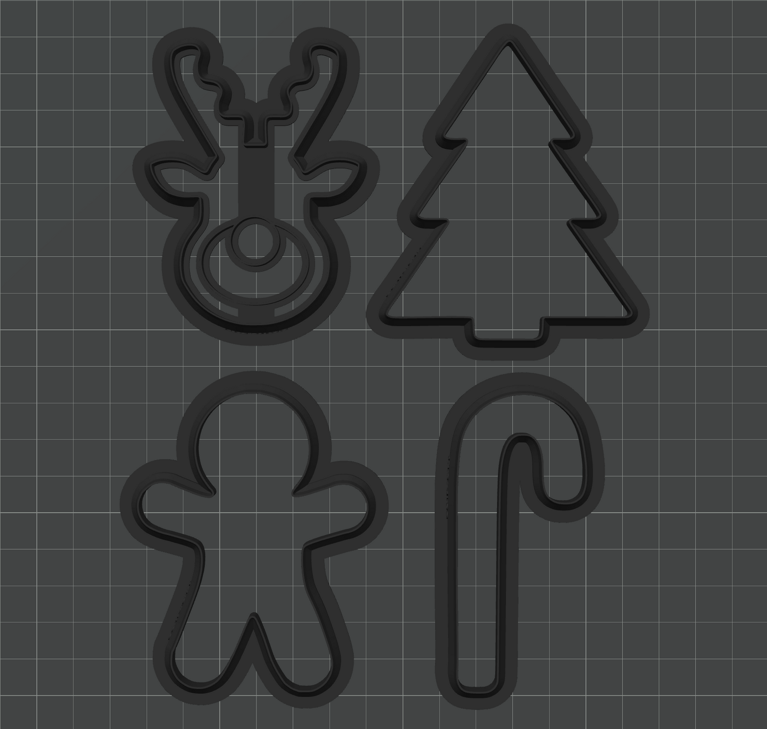 Christmas Decoration Essentials Set STL - digital download