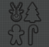 Christmas Decoration Essentials Set STL - digital download