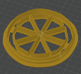 Citrus Slice Decor Cutter STL - digital download