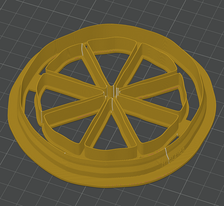 Citrus Slice Decor Cutter STL - digital download