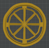 Citrus Slice Decor Cutter STL - digital download