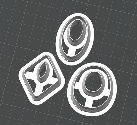 Classic Dangles 2 Cutter Set STL - digital download