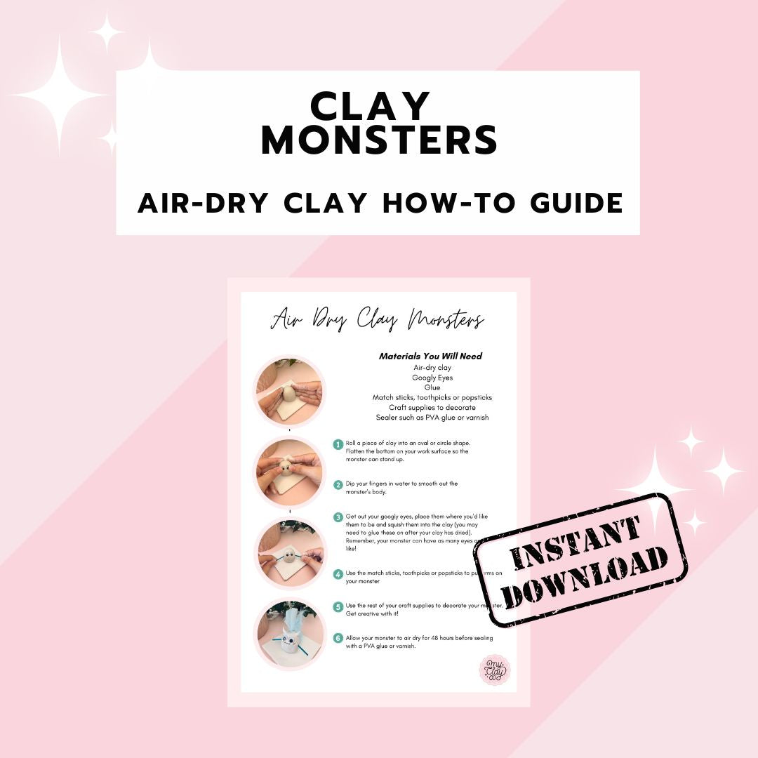 Clay Monsters - Air-dry Clay How-to guide