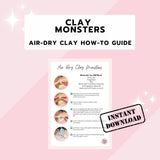 Clay Monsters - Air-dry Clay How-to guide