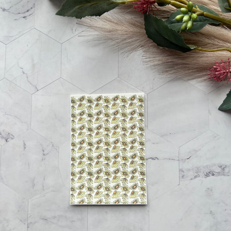 Floating Daisy - Water Soluble Transfer
