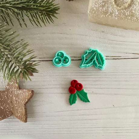 Holly Berries Imprint Cutter Set