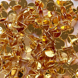 10mm Circle Stud Topper - Gold Plated Stainless Steel