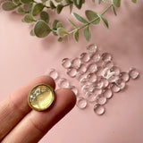 Glass Cabochons - Circle - 50 pack