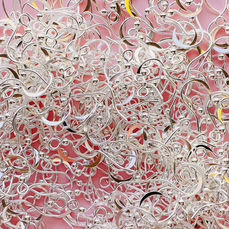 Boho Hooks - Silver Plated Stainless Steel - Horizontal Loop