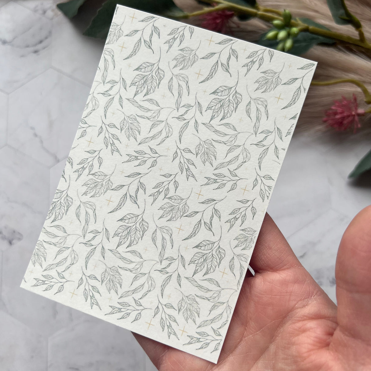 Eucalyptus Leaves - Water Soluble Transfer