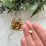 Ornate Bead Cap 11mm - Gold Plated Stainless Steel - 50 pack