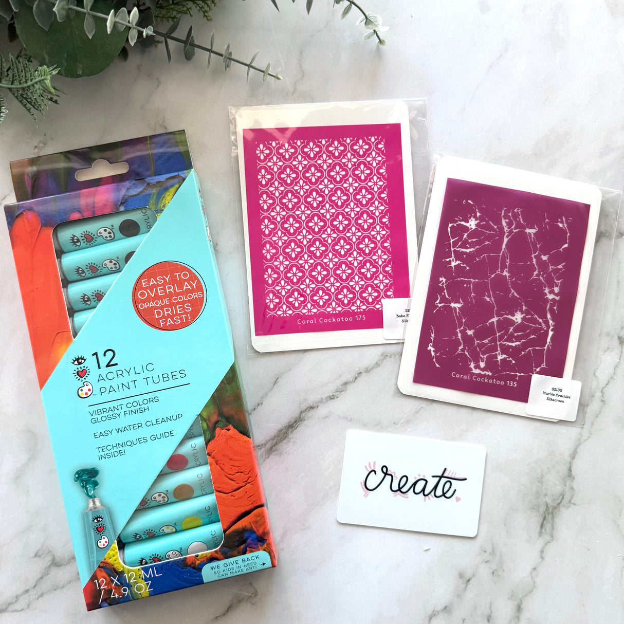 Silk Screen Starter Bundle (for Polymer Clay)