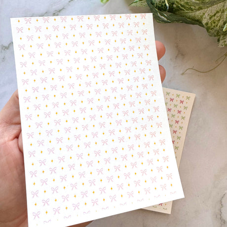 Ribbon Bows - Water Soluble Transfer