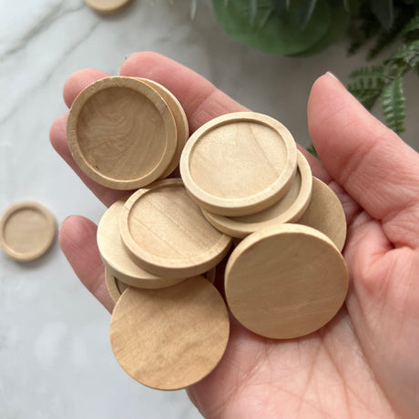 Wooden Bezel Tray - Oak Colour (three sizes)