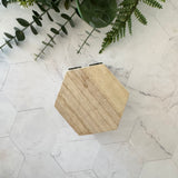 Keepsake Wooden Hexagon Box