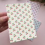 Cherry Stripes - Water Soluble Transfer