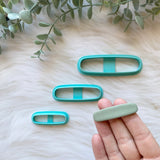 Slim Rounded Rectangle Hair Clip Cutter