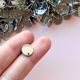 10mm Circle Stud Topper - Stainless Steel