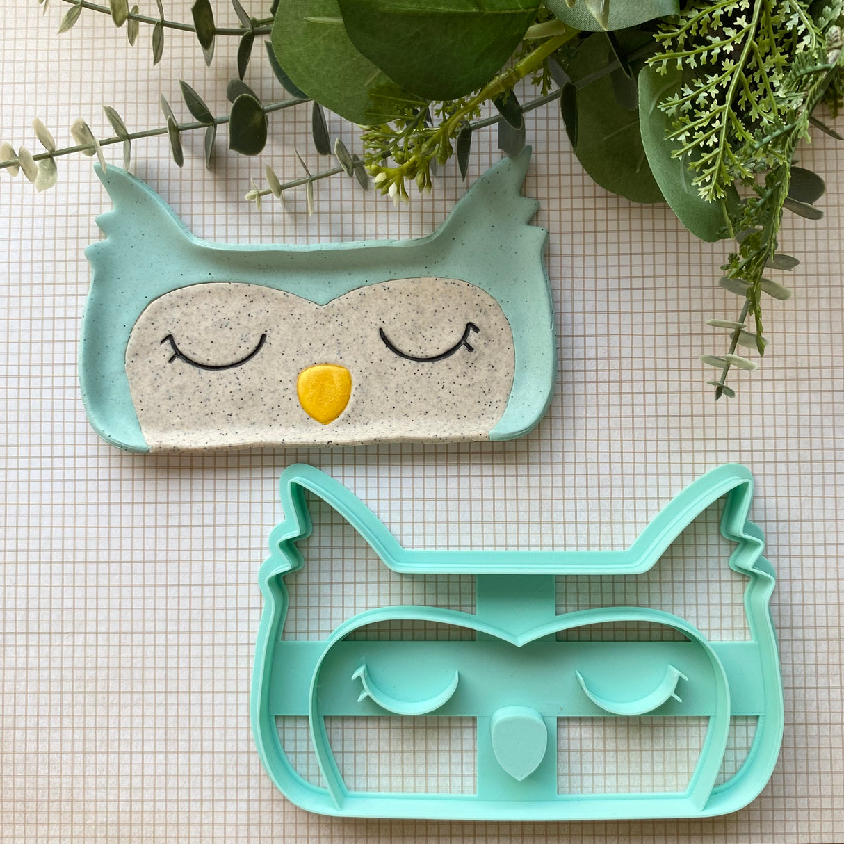 Owl Glasses Tray