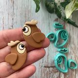 Cute Owl Stacks Cutter Set