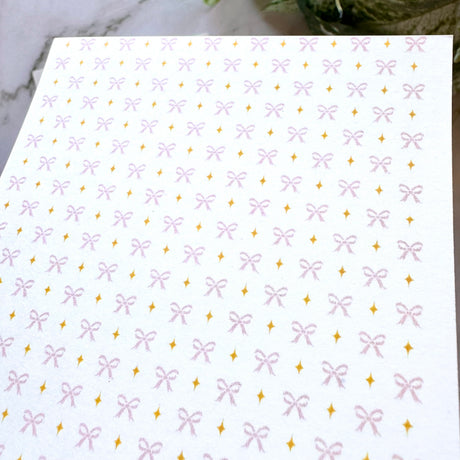 Ribbon Bows - Water Soluble Transfer