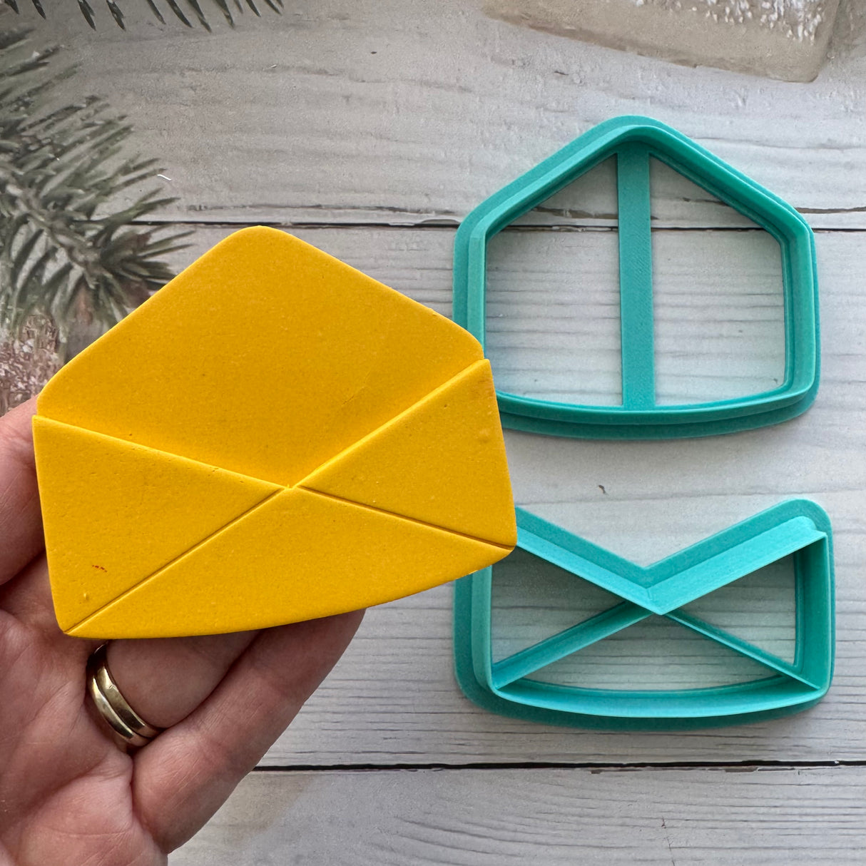Envelope Rectangle Stacks Decor Cutter - 2 Piece Set