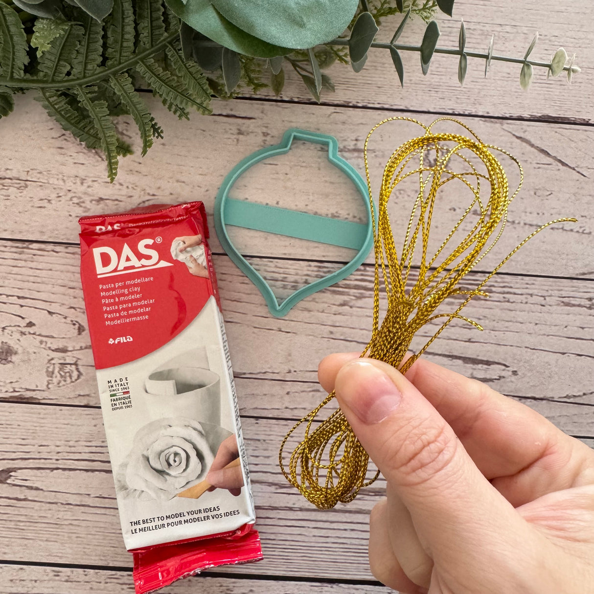 Christmas Bauble Decoration Gift Pack - Air Dry Clay